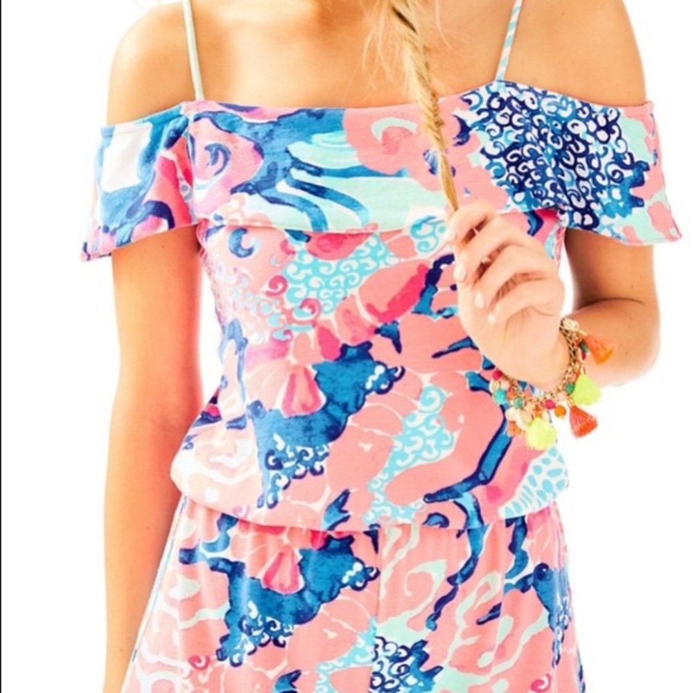 Klea romper- coral reef I’m so jelly 🐙